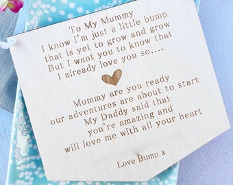 MUMMY TO BE I Already Love You Personalised Sign - Mummy Gift From Bump - Mum To Be Gift - Pregnancy Gift,  Mom To Be, Mama To Be, Pregnancy