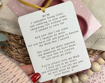 Mum You Are Always With Me Remembrance Sign (WH)