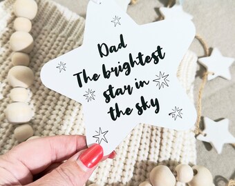 Brightest Star In The Sky White Hanging Star (WH)