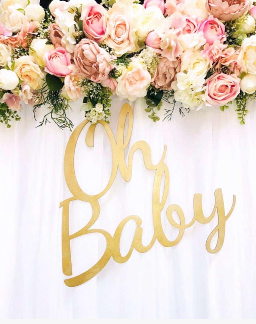Oh Baby Extra Large Decorative Flower Wall & Baby Shower Etsy