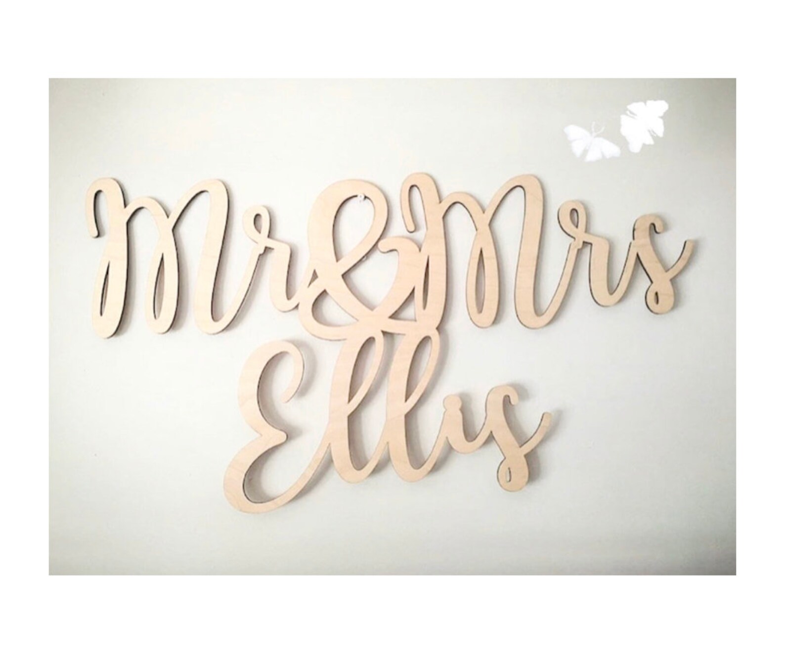 WEDDING PERSONALISED Wooden Backdrop Sign Mr and Mrs Mrs - Etsy UK