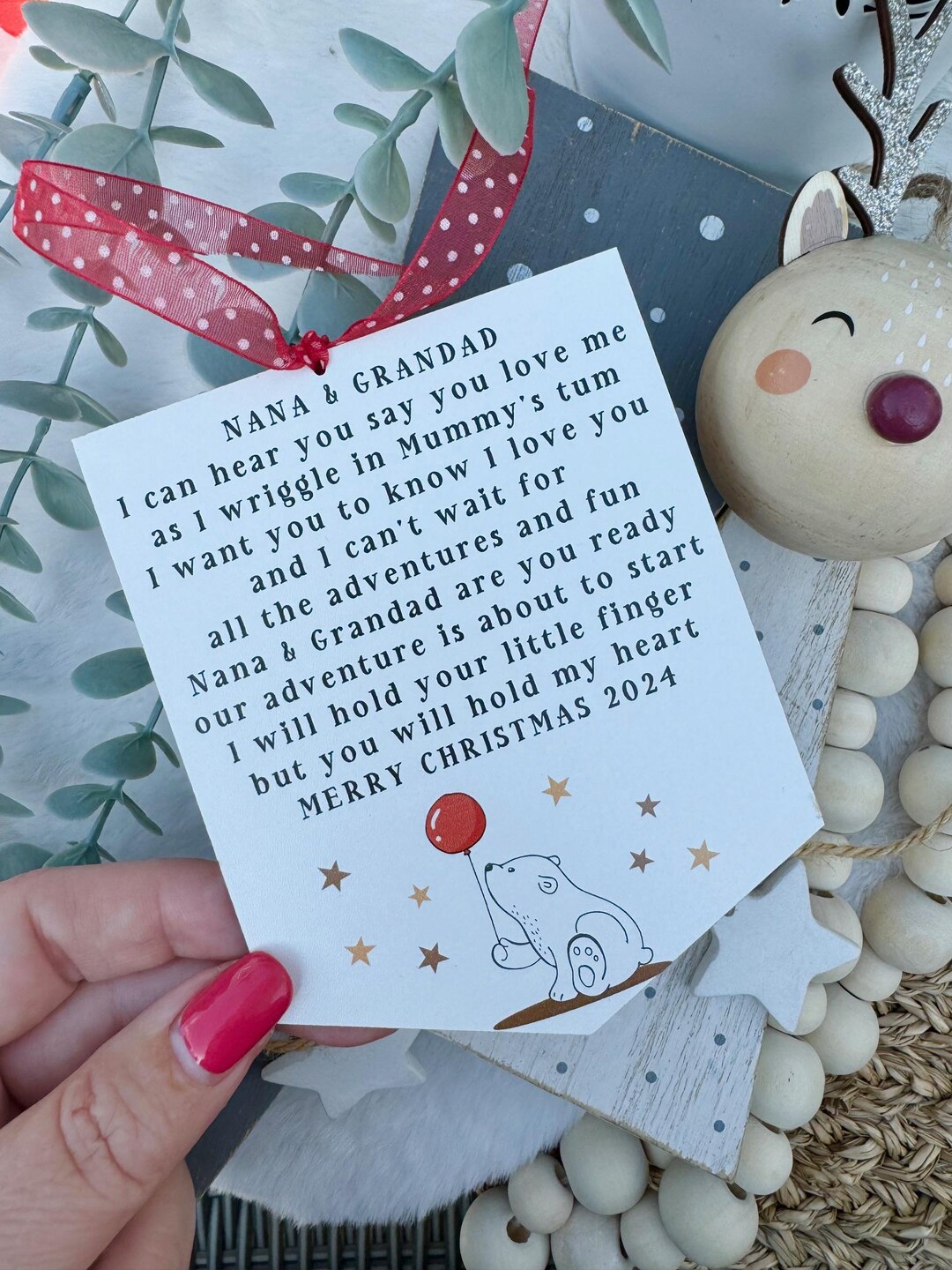 Can You Hear Me Grandparents CHRISTMAS 2024 Decoration, Christmas