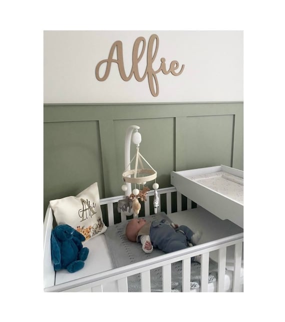 Personalised Wooden Name Sign - Custom Wall Art - Baby Name Sign For Nursery - Home Decoration - Kids Bedroom Name Sign - VARIOUS SIZES