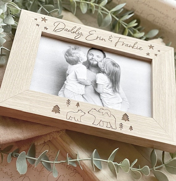 Daddy bear photo best sale frame