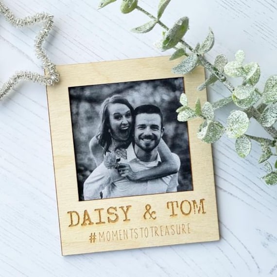 Moments To Treasure Magnet Frame Decoration - Sentimental Gifts For Him -  Gifts For Her - Personalised Photo Frame - Love Gifts - Decor