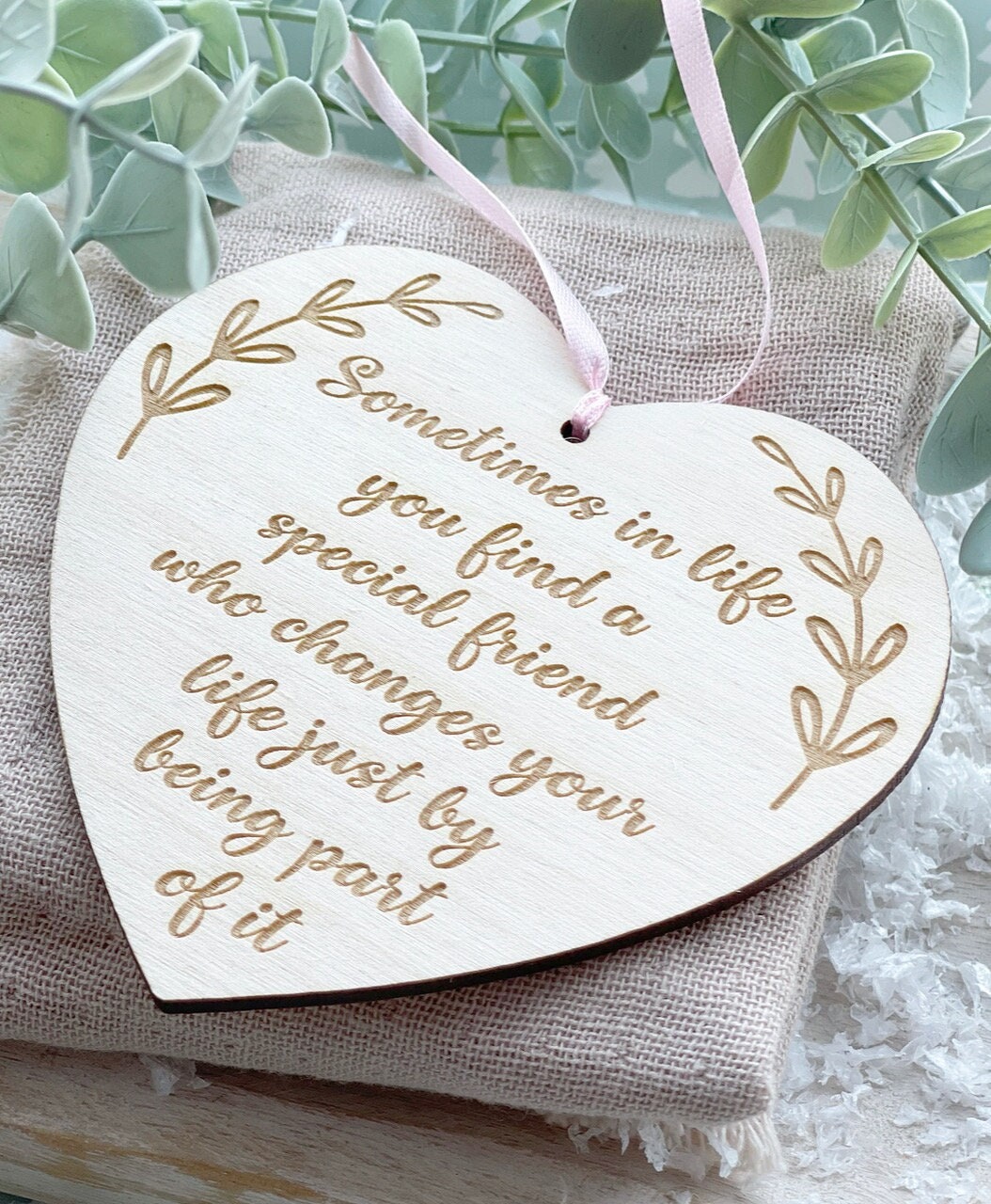 Special Friend Inspirational Quote Heart Sign - Motivational ...