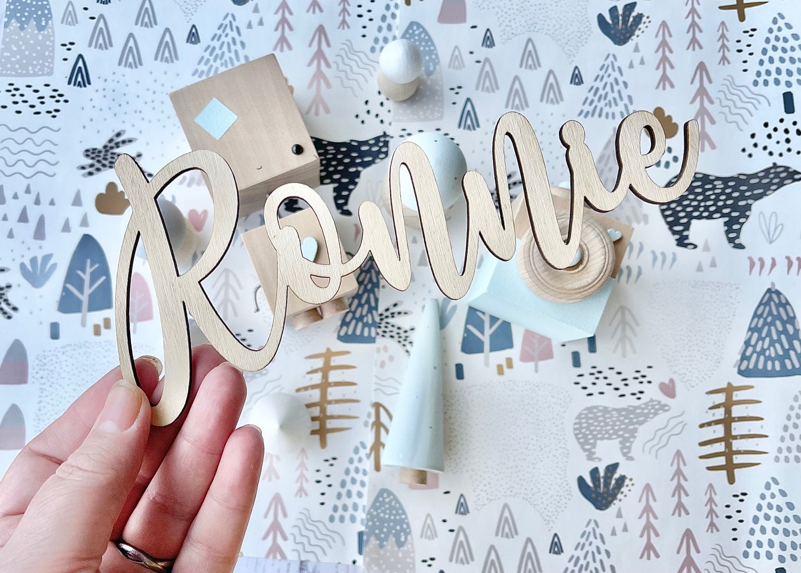 Wooden TOY BOX Name Sign Various Sizes Name Wall Art Etsy UK