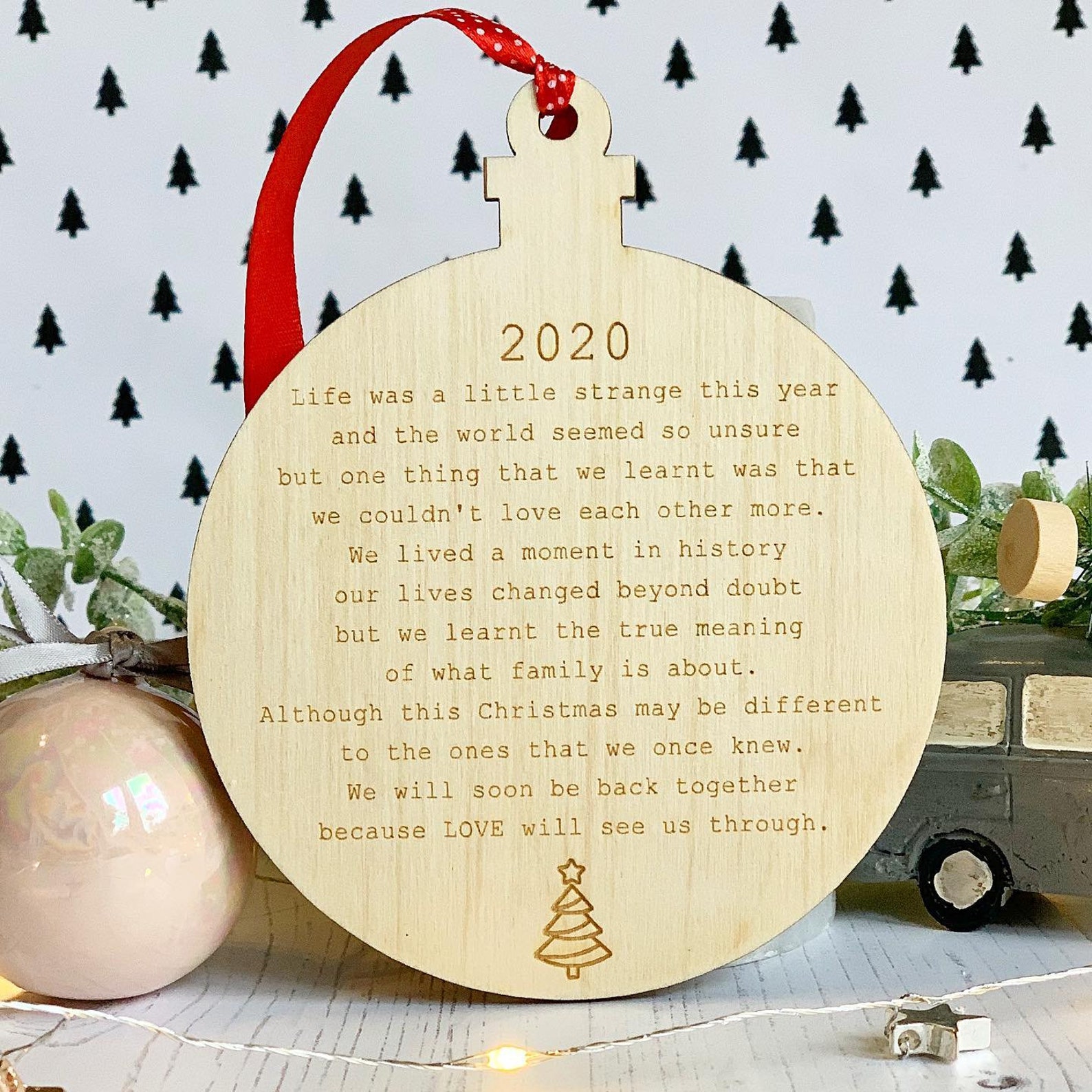 Christmas Lockdown Bauble This CHRISTMAS May Be DIFFERENT Etsy
