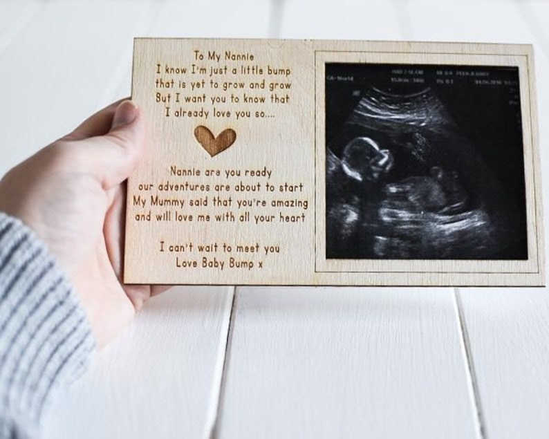 Grandparent to Be Scan Frame Baby Scan Frame Etsy UK