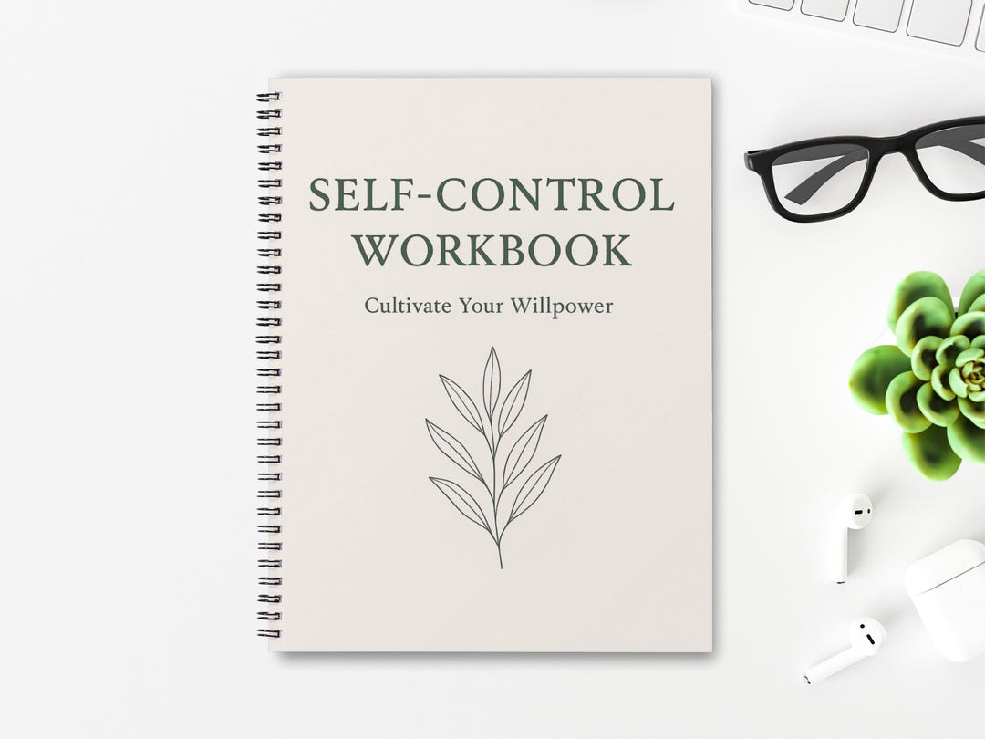 Self-control Workbook PDF | Printable Impulse Control & Habit Tracker ...