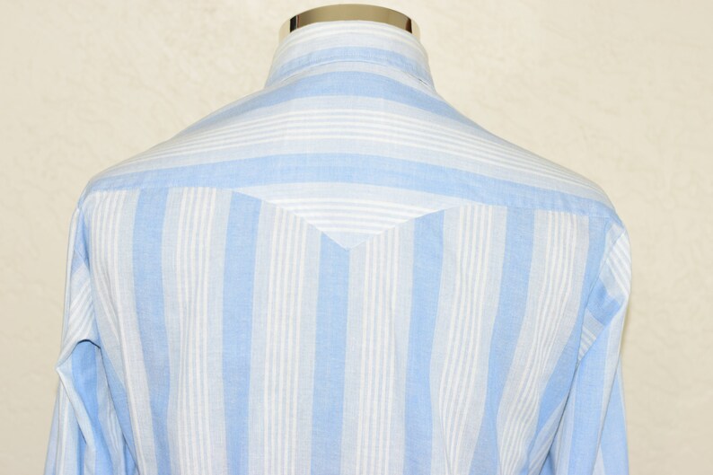 H Bar C California Ranchwear Western Shirt Cowboy wear Button Up 15 12 33 Med