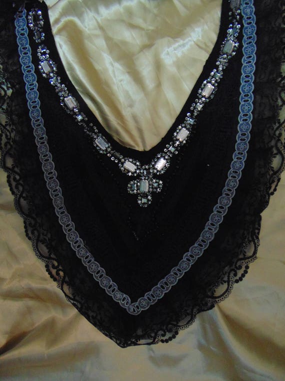 Victorian Gothic Vintage Steampunk Embellished Ve… - image 6