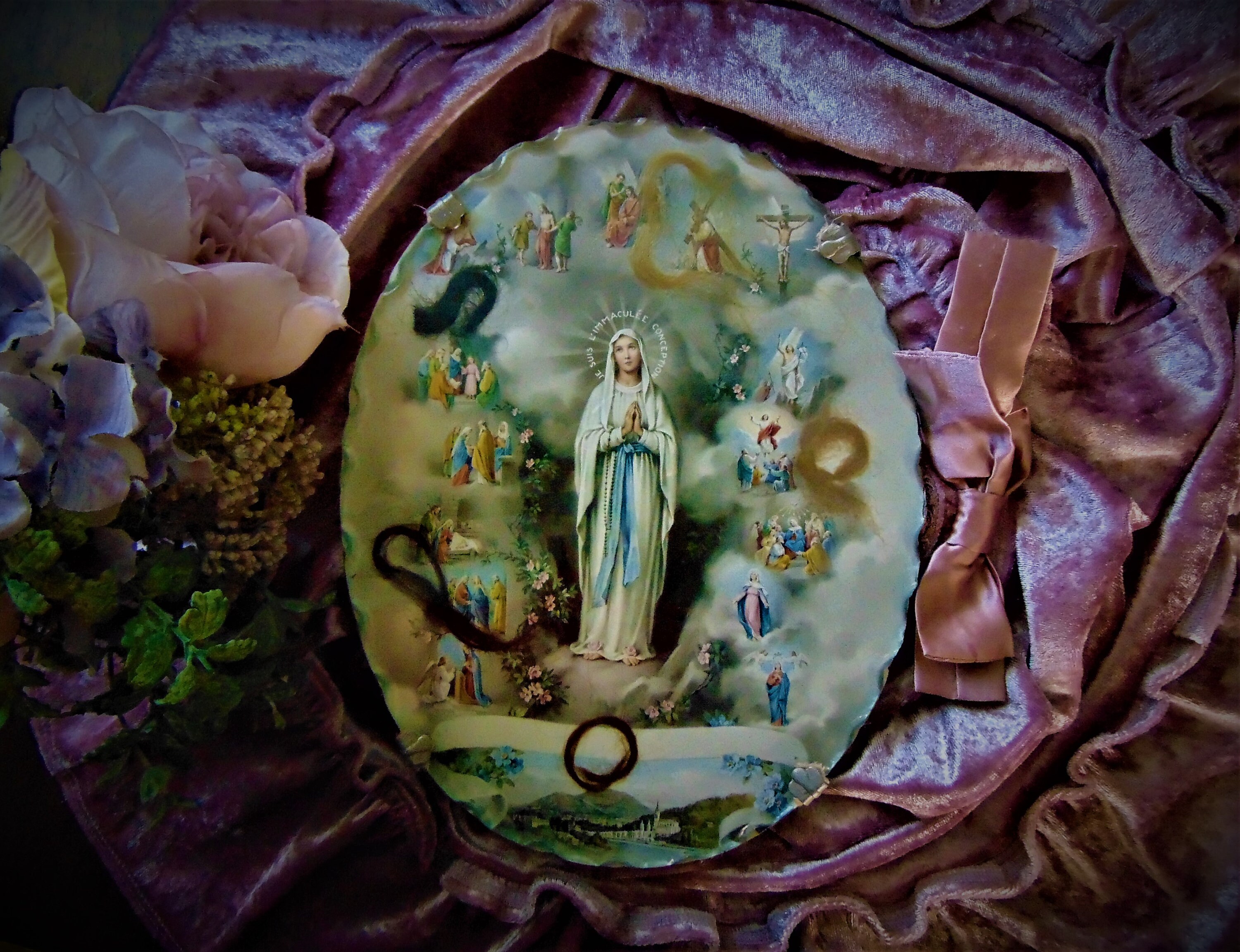 Our Lady of Lourdes Grotto Craft - Shower of Roses Blog