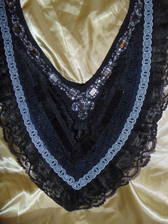 Victorian Gothic Vintage Steampunk Embellished Ve… - image 5