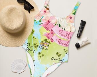 Barrier Islands One-Piece Swimsuit