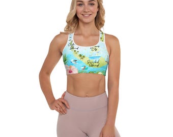 Barrier Islands Padded Sports Bra
