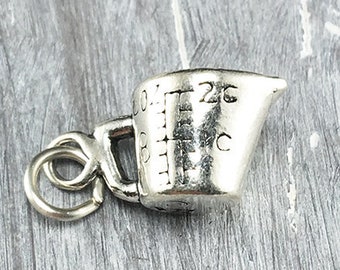 Sterling Silver 3D 15x14mm Kitchen Chef/'s Hat Cooking Charm
