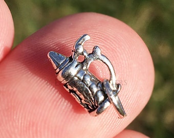 Orecchini In Argento Sterling Con Bandiera Tedesca - 8x5 Mm, Confezione Regalo Inclusa