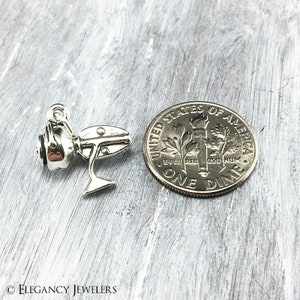 Sterling Silver, 5.2mm Width by 2.3mm Length by 25.7mm Height Sterling Silver, 5.2mm Width by 2.3mm Length by 25.7mm Height
