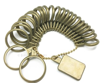 Ring Sizer US 1 to 13, Half Sizes, Finger Gauge, Plastic, Ring Tool, (T001)