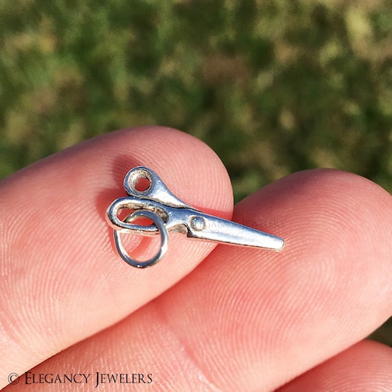 925 Sterling Silver Scissors Pendant Necklace Barber Hairdresser Artist UK Sell 925 Sterling Silver Scissors Pendant Necklace Barber Hairdresser Artist UK Sell