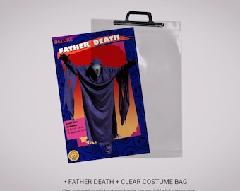 SCREAM 1996 Father Death Stock Card + Costume Bag Replica Prop Ghostface Mask Art