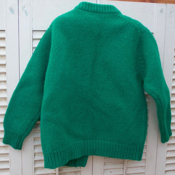 child's wool sweater/green/st. Patricks day/100% … - image 2