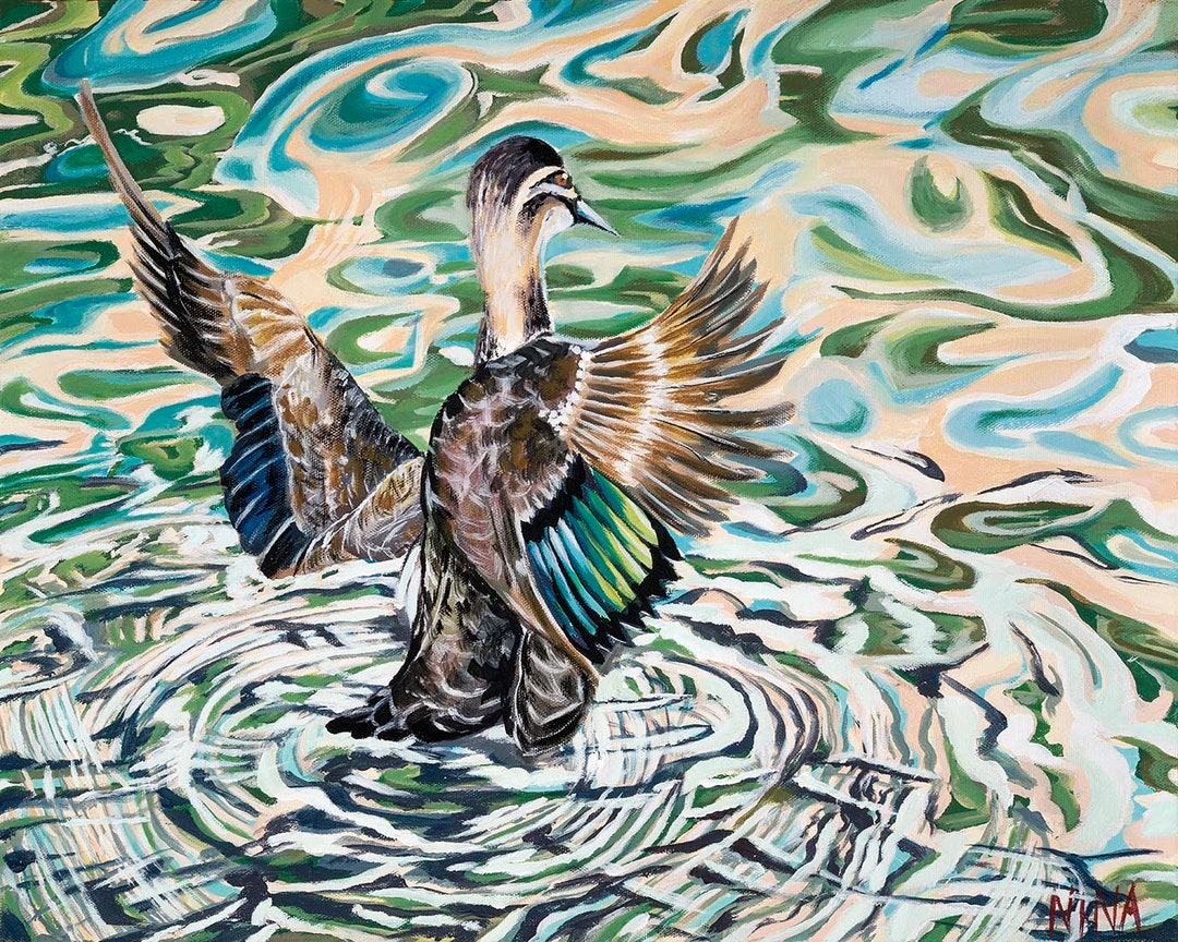 Landing 16x20 Original Art Canadian Painting Etsy