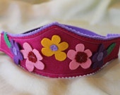 Wool Felt crown, natural Waldorf crown, handmade birthday crowns