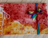 The Star Child and the Rainbow Bridge, Custom order birthday book, Personalized story, handmade book