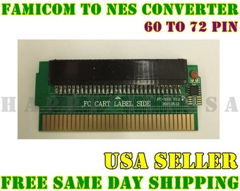 60 to 72 Pin Famicom to NES Converter Adapter