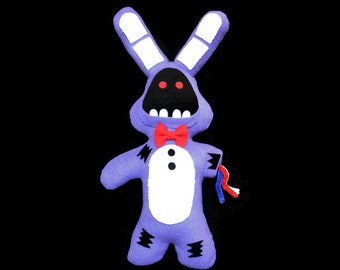 Broken/ Withered Bonnie ~Handmade Plush~ Five Nights at Freddys 13" inch Fnaf