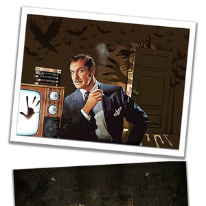 VINCENT PRICE: HORROR Party Retro Vintage Style Poster Art 22 x 17 inch&quot; Print