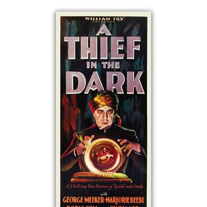 A THIEF IN THE Dark 1928 Film Reproduction Vintage Movie Poster/Print