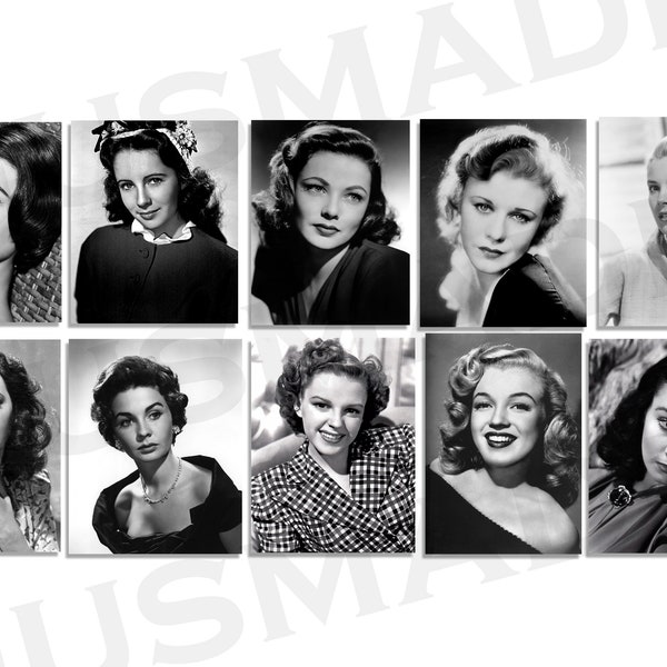 Classic Hollywood Celebrity Headshot 11 x 8.5 inch Gloss Photo Reprint
