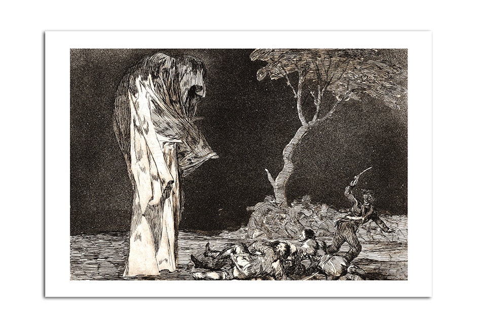 Disparate (Folly of Fear) GOYA FRANCISCO 1816 Art Reprint