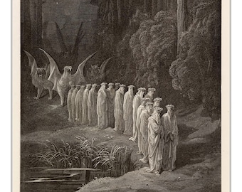 ギュスターヴ・ドーレ作 1800年代 宗教画「長老たちの結集