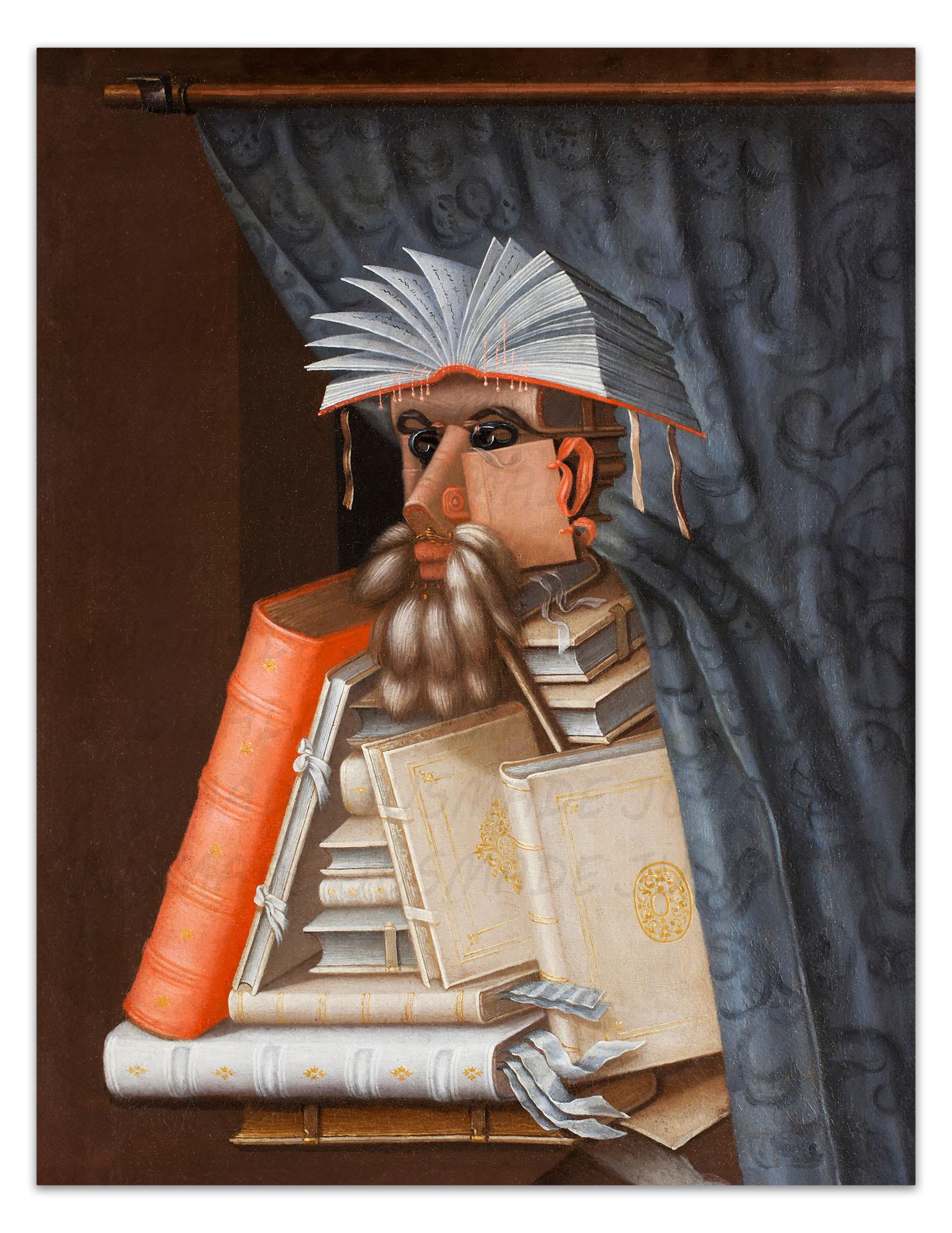 Giuseppe Arcimboldo LIBRARIAN Poster 1590 Vintage Painting -unframed ...