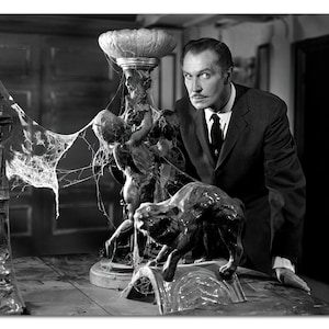 Vincent Price HOUSE on HAUNTED HILL Poster, Horror Movie, Premium Print