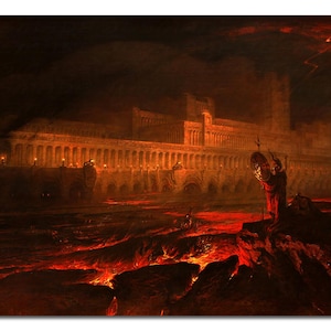 Pandemonium – John Martin's Vision of Hell | Dark Gothic Inferno Art Print
