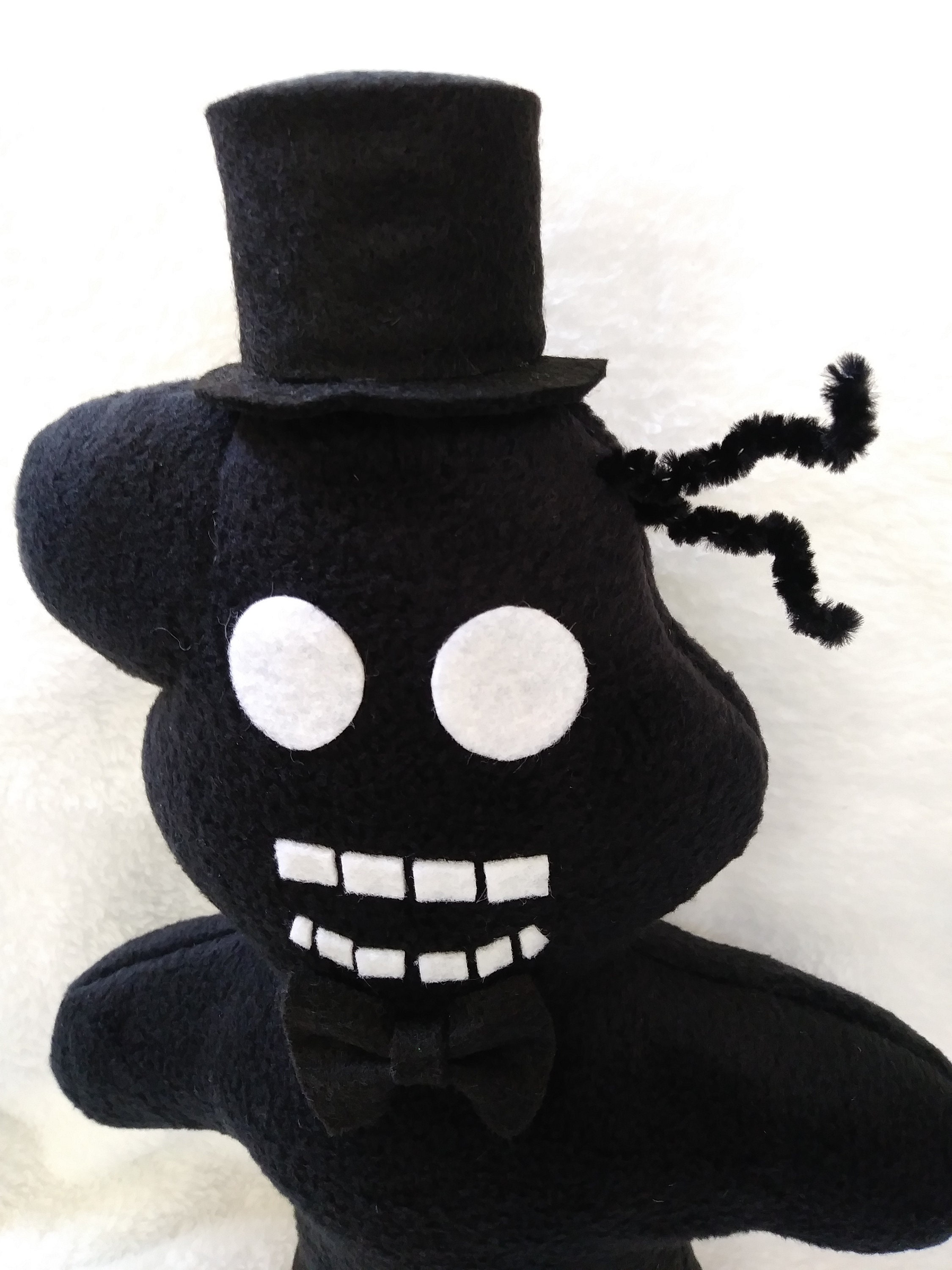 Shadow Freddy black Withered Version Handmade Fnaf Plush by 