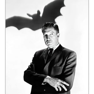 Vincent Price THE BAT 1959 Vintage Horror Film Poster -Unframed- Premium Print