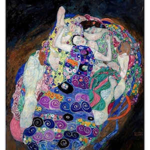 Gustav Klimt THE VIRGIN (1913) Vintage Painting Poster -Unframed- Premium Art Print