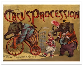 Étiquette Ancienne 1870 – Pâté Excentrique – Thème Cirque Et Clown – Label Vintage