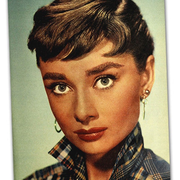 AUDREY HEPBURN Vintage Celebrity Headshot (11 x 8.5) Photo/Poster Print