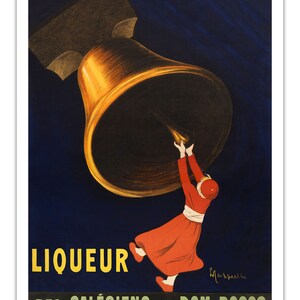 Angelus, liqueur des Salésiens de Dom Bosco LEONETTO CAPPIELLO 1910 Vintage Illustration Poster Art Print