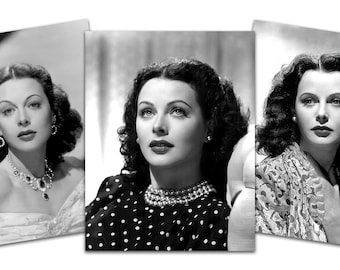ヘディ・ラマーの魅力的な写真、1946年頃、カラー、複数サイズ - 昔の