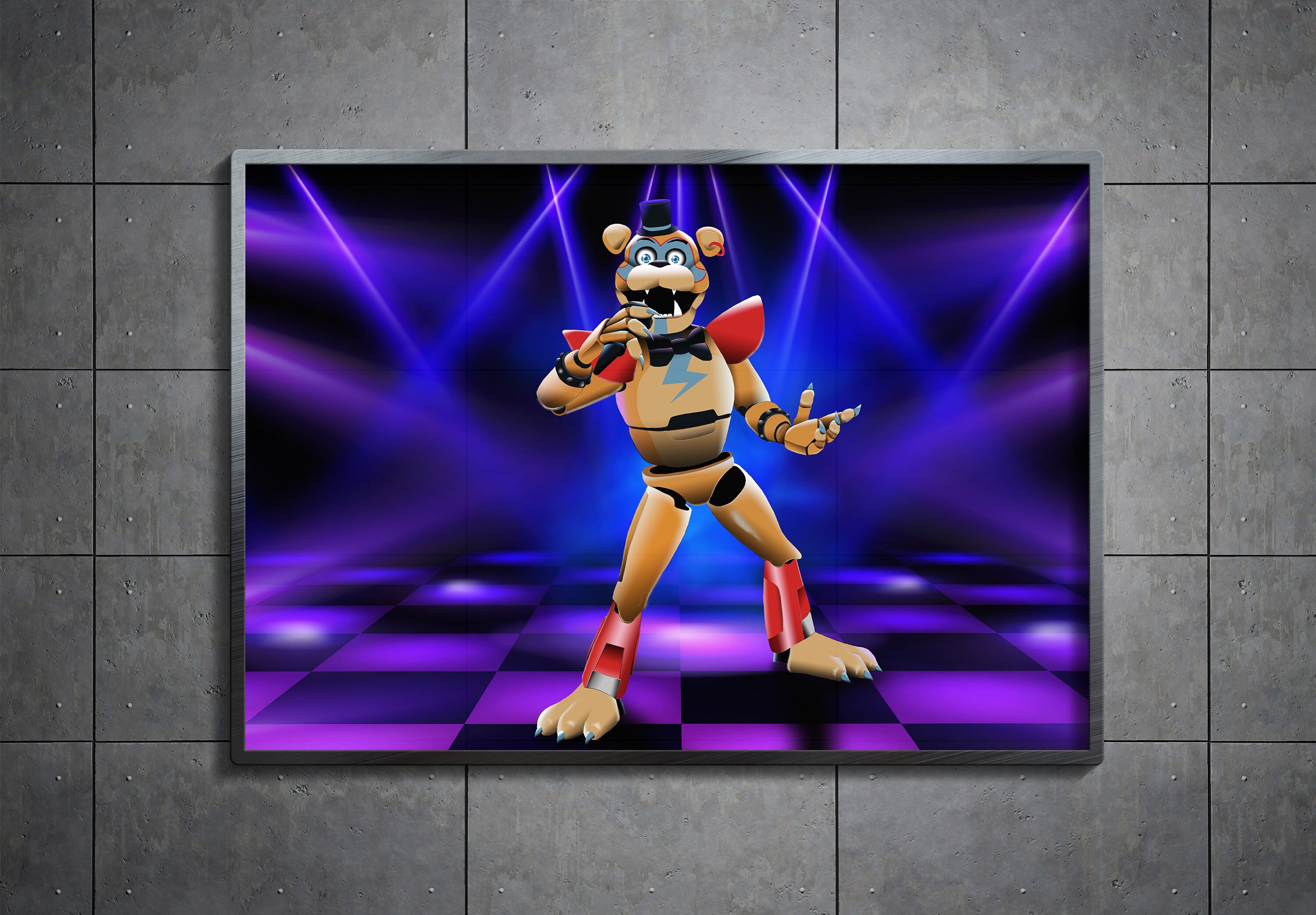 FNAF Security Breach- Glamrock Freddy Poster for Sale by