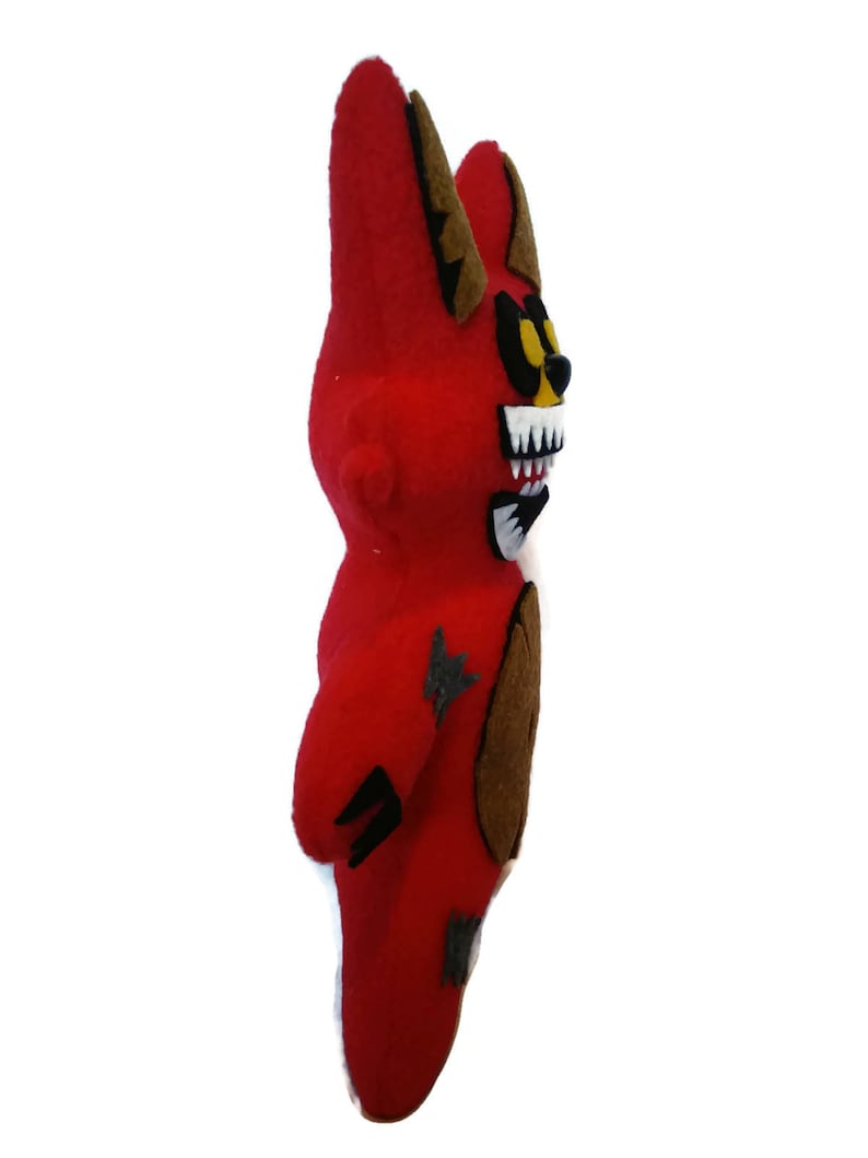 Fnaf Handmade PlushTwisted Foxy / Five Nights at Freddys 11 inch image 5