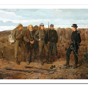 Winslow Homer PRISONERS From The Front (1866) Vintage Painting Poster -Unframed- Premium Art Print